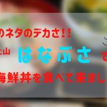 【食べた！】「はなぶさ」－滋賀県土山にあるお寿司屋さんで食べた超ド級デカネタ海鮮丼！！ｰ